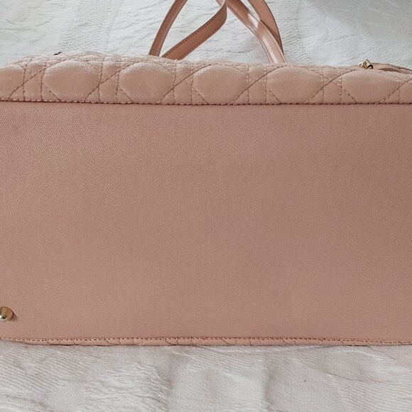 Dior Pink Quilted Cannage Panarea Tote / Bag - Picture 9 of 14